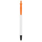 bic® clic stic stylus balpen blauwschrijvend - oranje