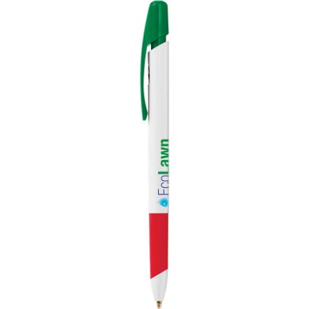 bic® media clic grip eco pen blauwe inkt - 