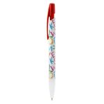 bic® media clic eco balpen blauwschrijvend - rood