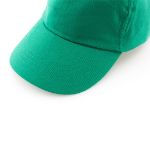 katoenen cap met 5 panelen en kittebandsluiting