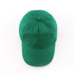 katoenen cap met 5 panelen en kittebandsluiting