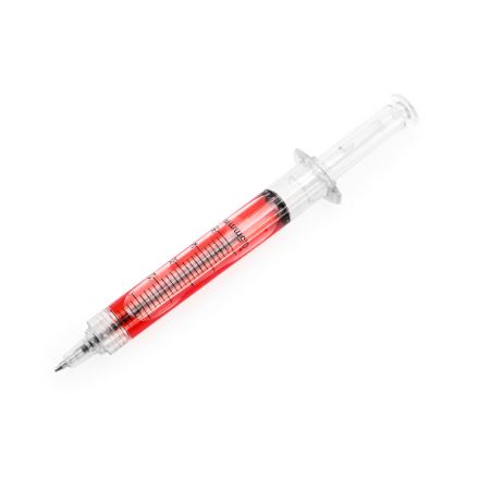 balpen luba injectiespuit blauwschrijvend