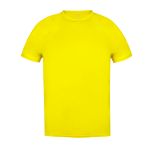 t-shirt 100% polyester 135 gr/m2 s-xxl - geel