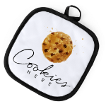 pannenlap, 1 vlakke zijde voor bedrukking