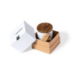 mok met houten handvat en deksel haruncal 350 ml