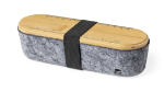 etui van bamboe en vilt glaston