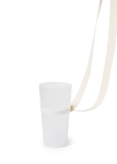 lanyard katoen met drankhouder feli