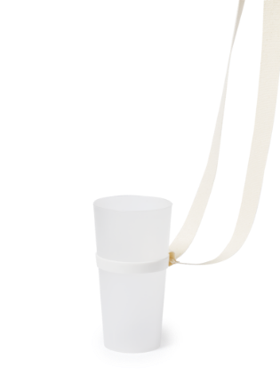 lanyard katoen met drankhouder feli