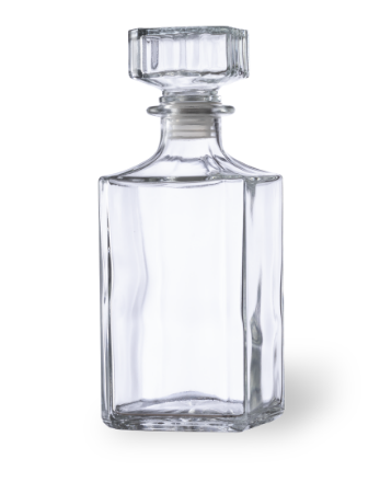 whisky decanteerset rockwel 4 bekers van 200 ml