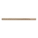 timmermanspotlood met liniaal, 14 cm.