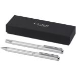 set balpen en rollerbalpen van recycled aluminium