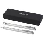set balpen en rollerbalpen van recycled aluminium