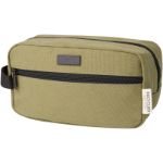 joey gerecycled canvas reisetui voor accessoires - groen