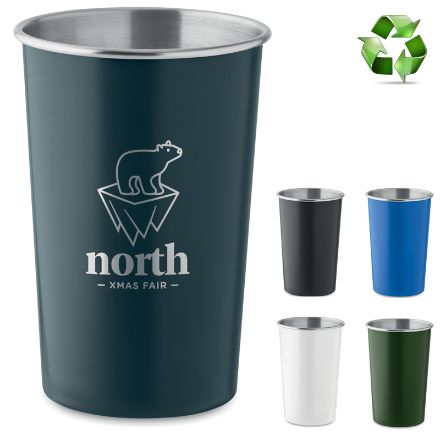 gerecyclede rvs beker 350 ml