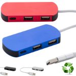 usb hub recycled aluminium raluhub