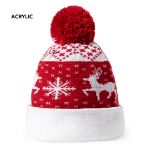 kerstmuts met pompom elenix