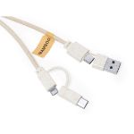 oplaadkabel van bamboe en tarwestro denny