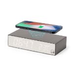 multifunctioneel klok en snellader van koffieafval