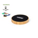draadloze oplader van bamboe en led-licht beckett