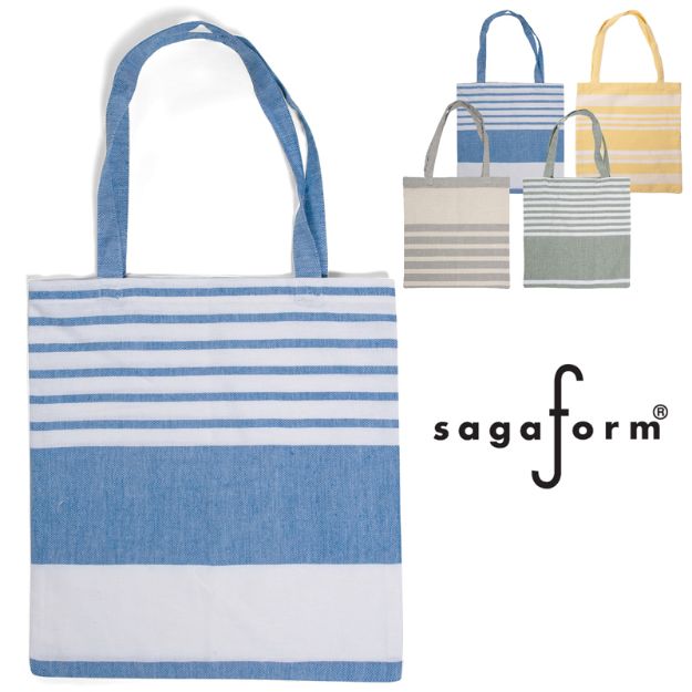 sagaform ella hamam katoenen tas 41 x 38 cm