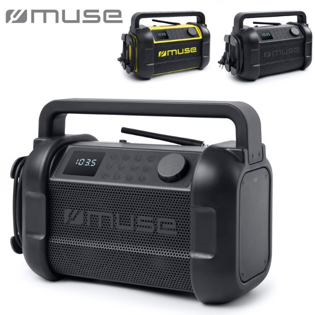 bouwradio met bluetooth 20 w met fm-radio