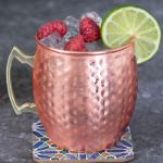 rvs mok met koper coating indya 500 ml