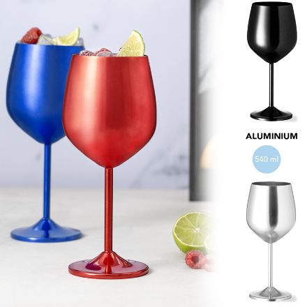 aluminium wijnglas arlene 540 ml