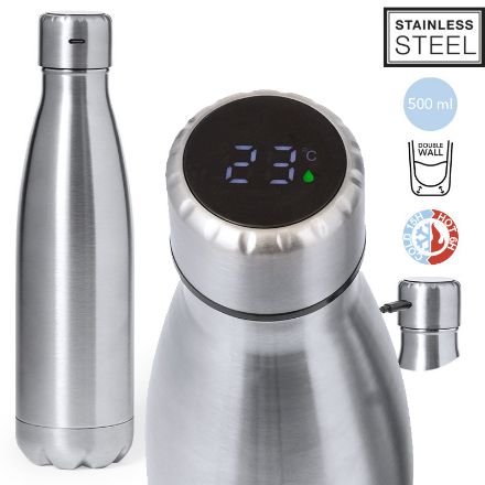 thermosfles met temperatuur indicator chuck 500 ml