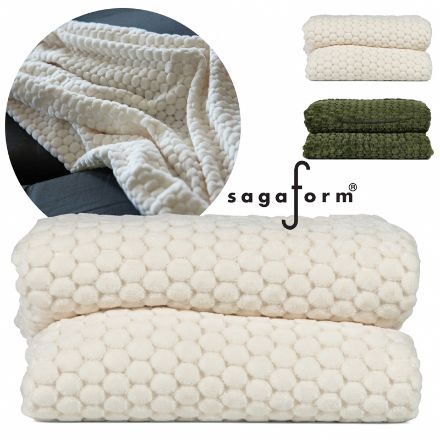 sagaform maja fleece kleed 130 x 170 cm