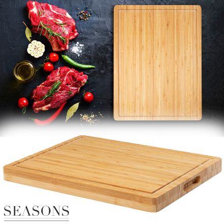 fet bamboe snijplank voor steak