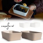 sagaform flora ovenschaal mini 2-delig