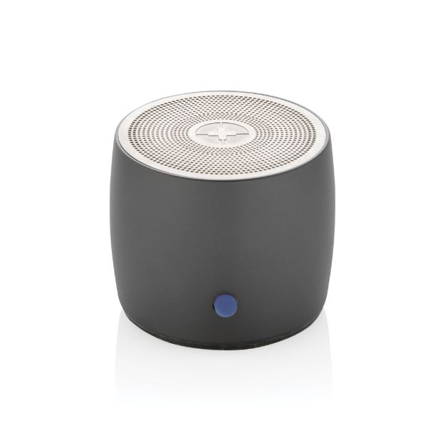 swiss peak rcs gerecycled aluminium 3w speaker