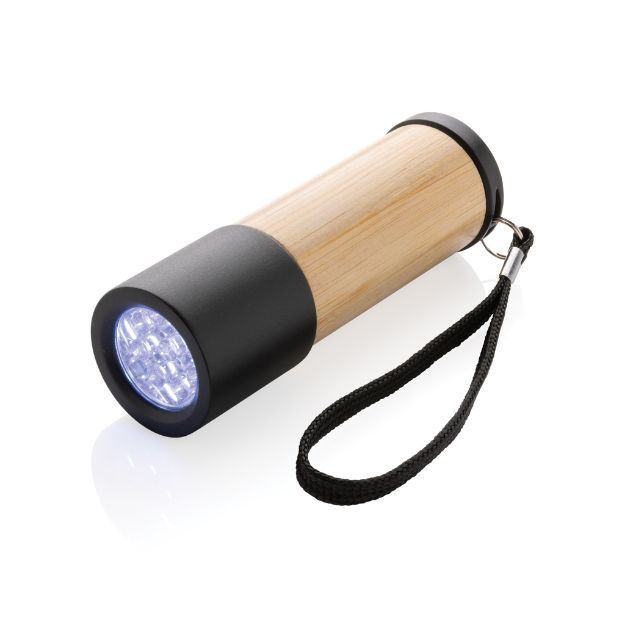 bamboe- en rcs-gerecyclede plastic zaklamp