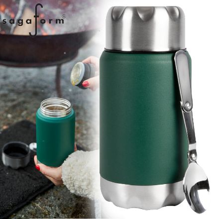 sagaform mark voedselthermoskan met poedercoating