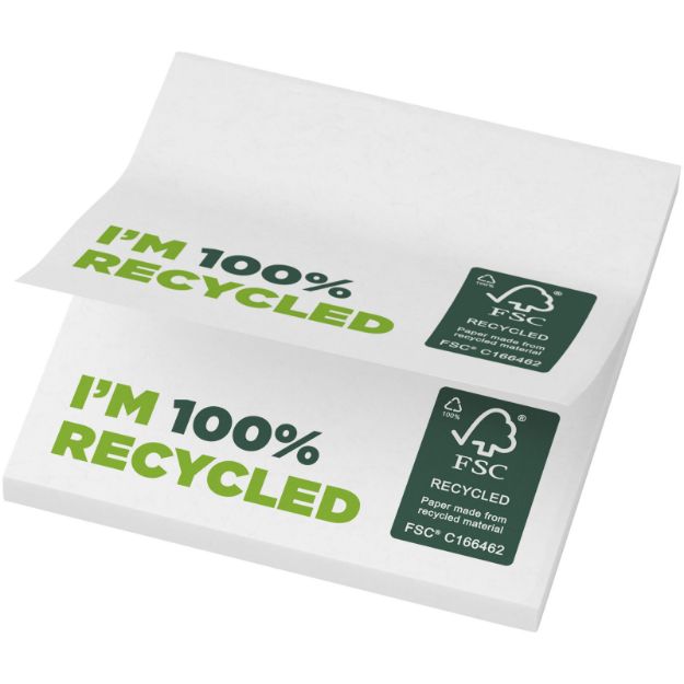 gerecyclede sticky notes 75 x 75 mm 100 bl custom