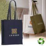 sol gekleurde recycled canvas winkeltas (340gr/m2)