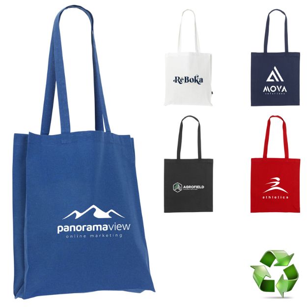 katoenen tas van gerecycleerd katoen 150 g/m2