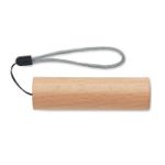 oplaadbare zaklamp beukenhout