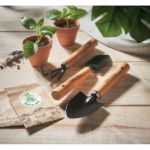 tuingereedschap in rpet etui