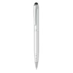 stylus balpen van recycled aluminium blauwe inkt