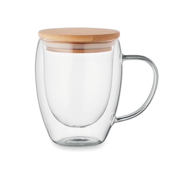 dubbelwandige borosilicaat mok trial 300 ml
