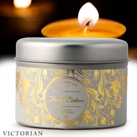 victorian sense tinbox fresh cotton geurkaars