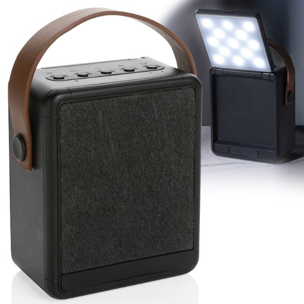 skywave rcs gerecycled plastic solar speaker 12w