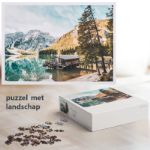 puzzel van 500 stukjes in doos