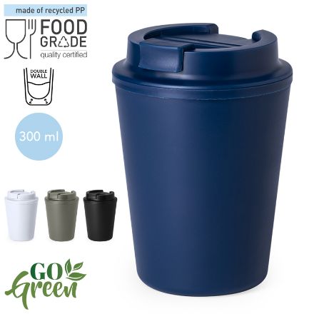 beker recycled pp holwe 300 ml