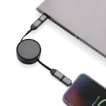 terra recycled aluminium uittrekbare 6-in-1-kabel