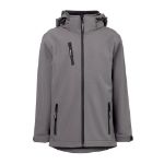 thc zagreb softshell kinderjas 4-6-8-10-12 - grijs