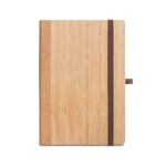 a5 notitieblok met harde kaft in bamboe en kurk
