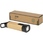 kuma zaklamp van bamboe/recycled abs