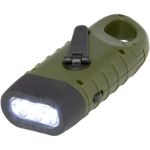 helios zaklamp met zonnedynamo van gerecycled plas